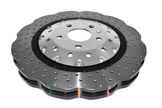 DBA DBA52836WSLVXD - 5000 series - Crossed Drilled & Dimpled Silver Hat