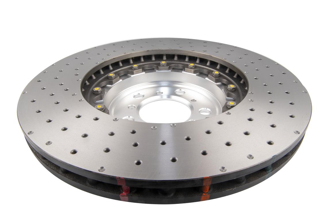 DBA DBA53298SLVXD - 5000 series - Crossed Drilled & Dimpled Silver Hat