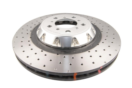 DBA DBA53298SLVXD - 5000 series - Crossed Drilled & Dimpled Silver Hat