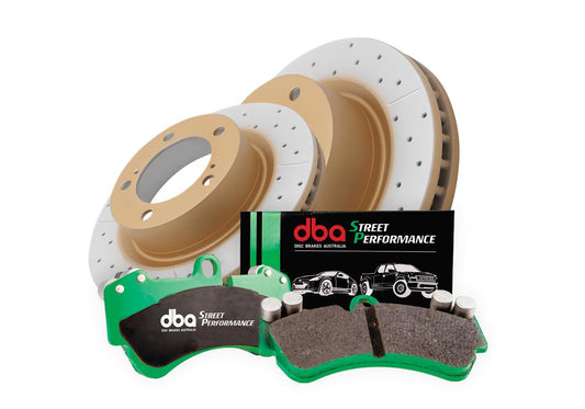 DBA DBA790X-1365SP - Brake Kit - Street Series X-GOLD & Street Performance Brake Pads (2x DBA790X + DB1365SP)