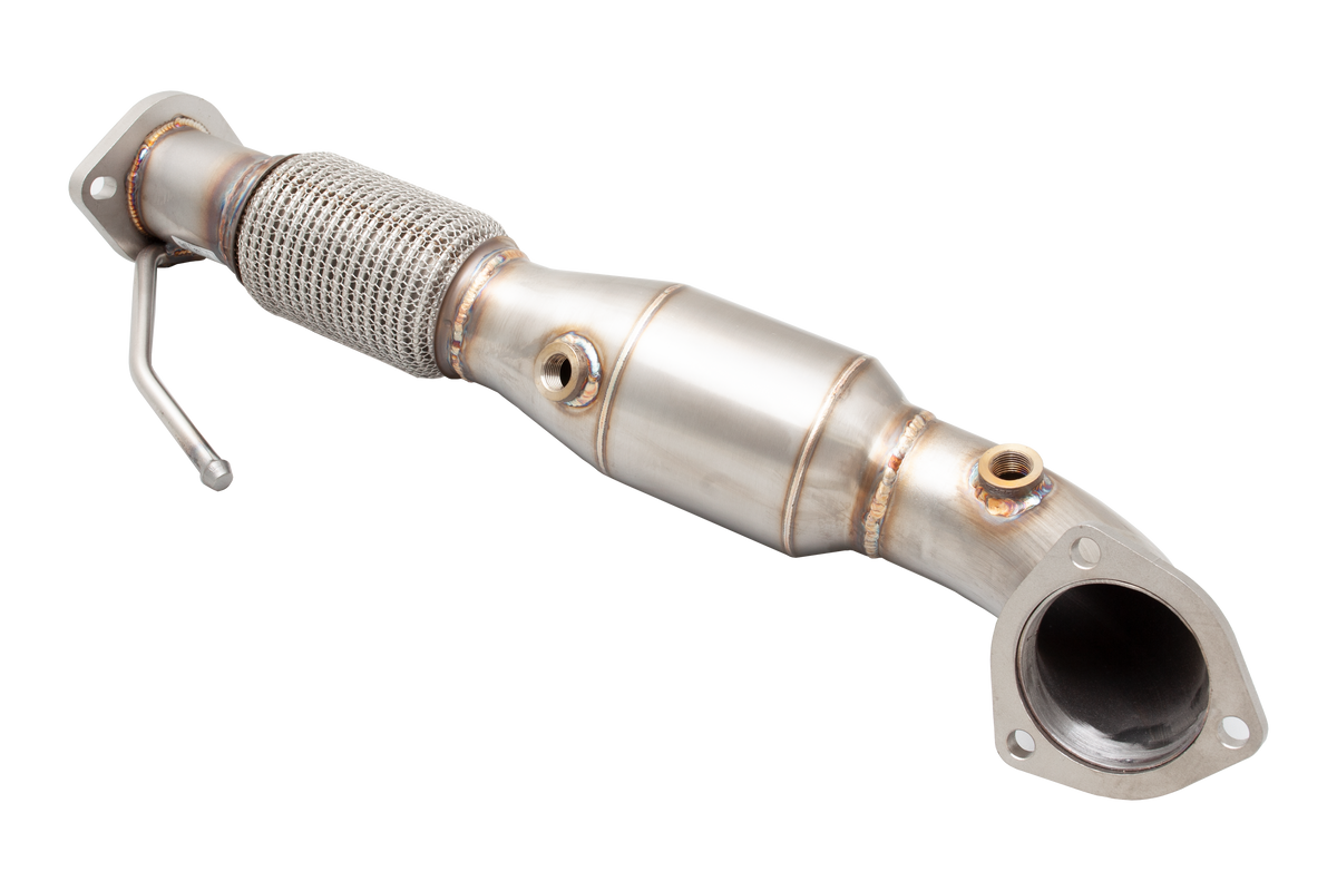 Xforce 2.5" Downpipe with High-Flow Catalytic Converter (for track and off road use only)-2