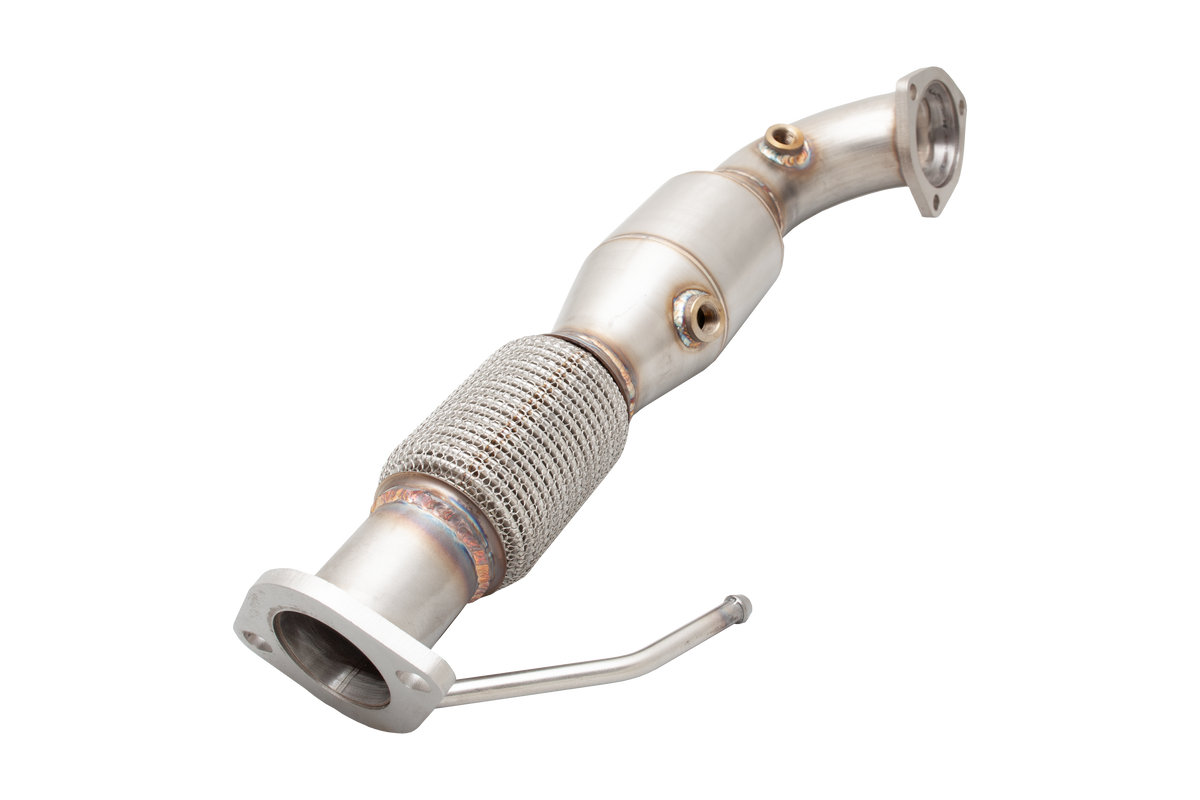 Xforce 2.5" Downpipe with High-Flow Catalytic Converter (for track and off road use only)