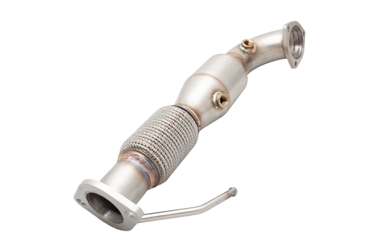 Xforce 2.5" Downpipe with High-Flow Catalytic Converter (for track and off road use only)