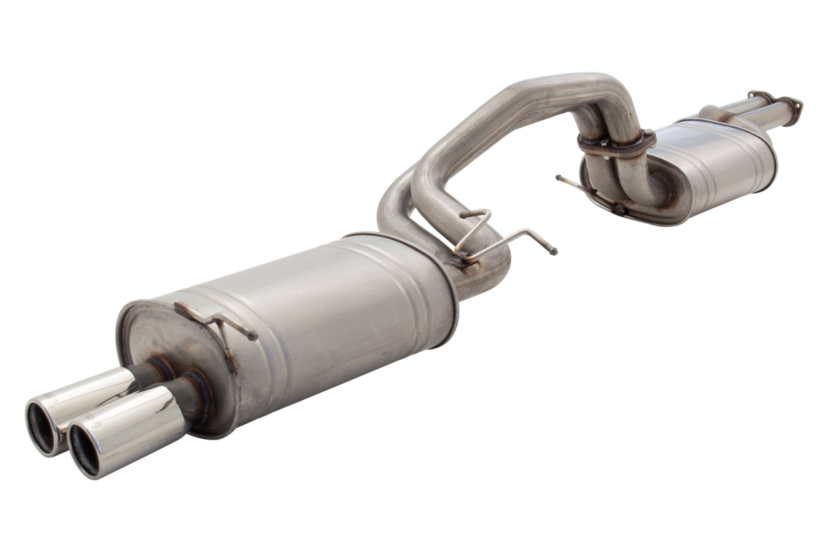 Xforce 2.5" Cat-Back System, 304 Matt Stainless Steel