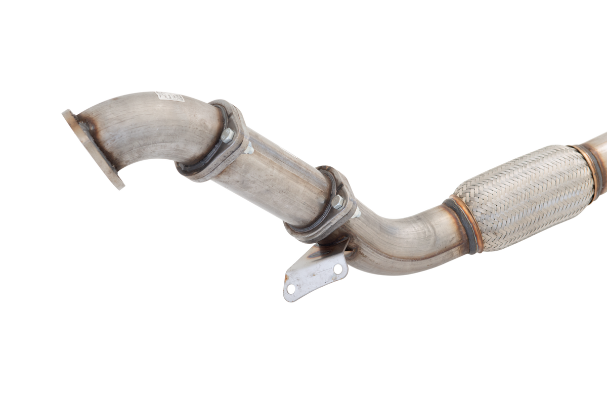 Xforce 3" Turbo-Back System (without catalytic converter), 409 Raw Stainless Steel (for track and off road use only)-3