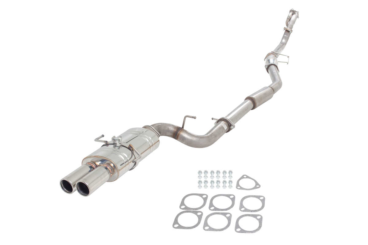 Xforce 3" Turbo-Back System, 409 Raw Stainless Steel (for track and off road use only)