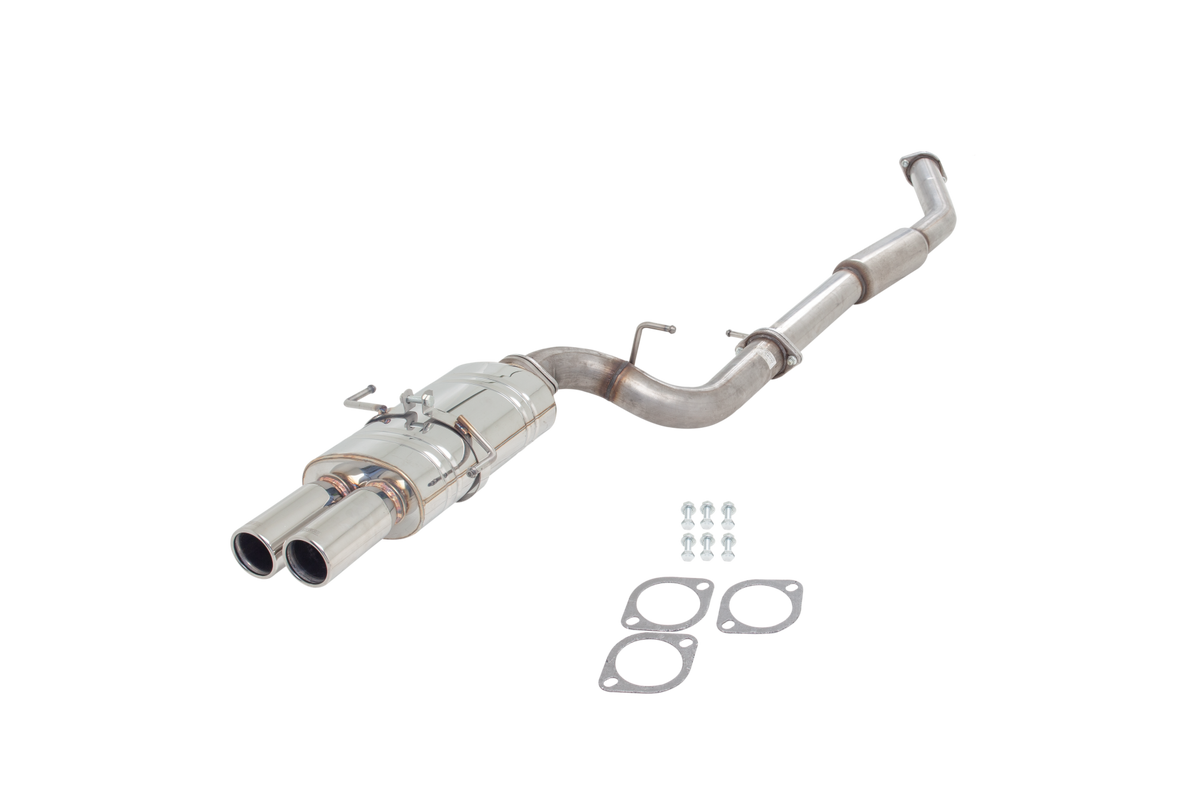 Xforce 3" Cat-Back System, 409 Raw Stainless Steel