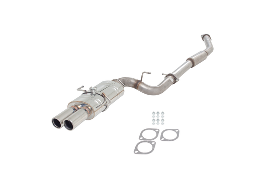 Xforce 3" Cat-Back System, 409 Raw Stainless Steel