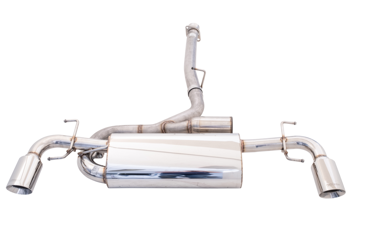Xforce 3" Cat-Back System, 409 Raw Stainless Steel
