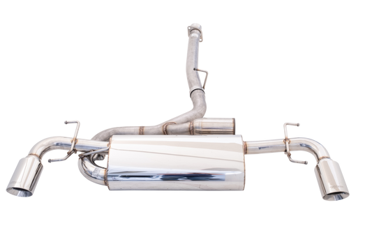 Xforce 3" Cat-Back System, 409 Raw Stainless Steel