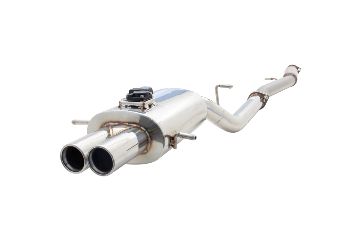 Xforce 3" Cat-Back System with Twin Tip Varex Muffler, 304 Stainless Steel