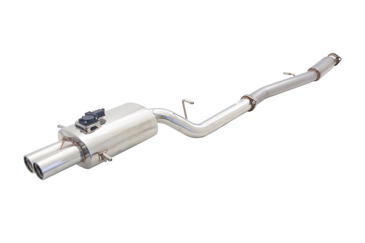 Xforce 3" Cat-Back System with Twin Tip Varex Muffler, 304 Stainless Steel-2