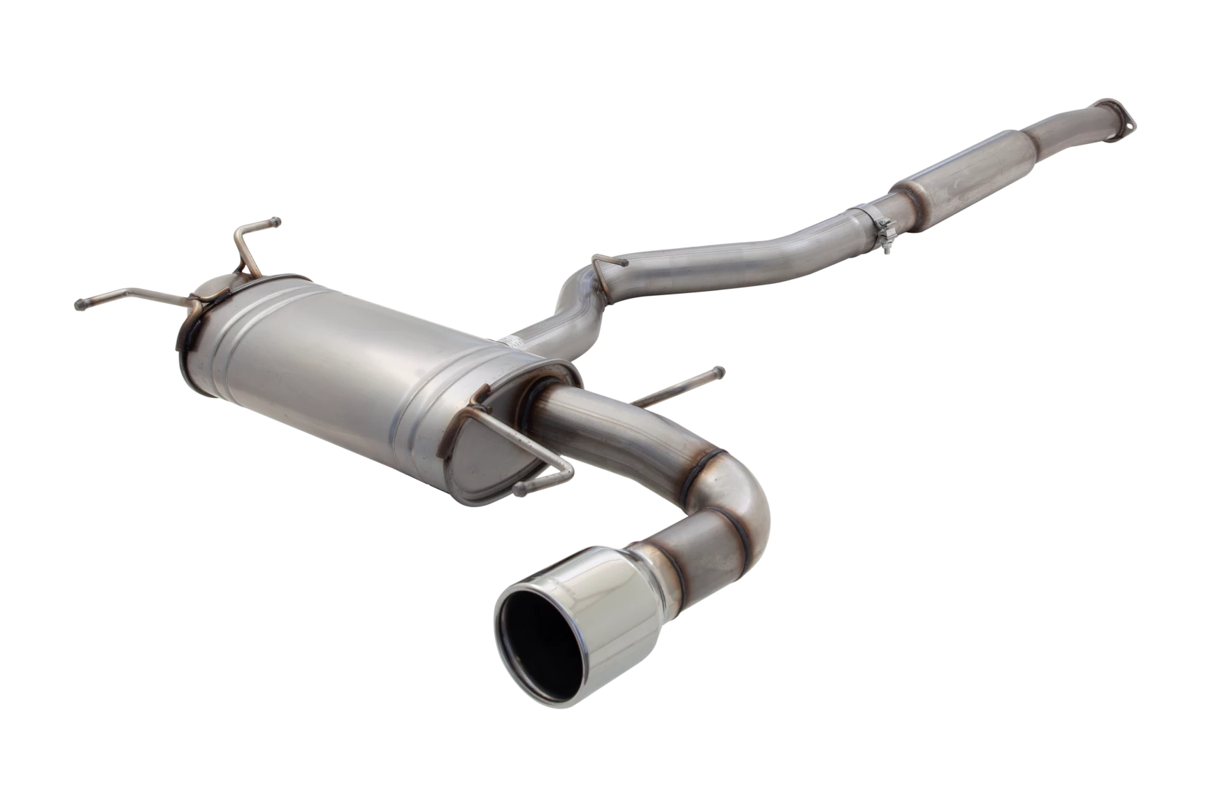 Xforce 3" Cat-Back System, 409 Raw Stainless Steel