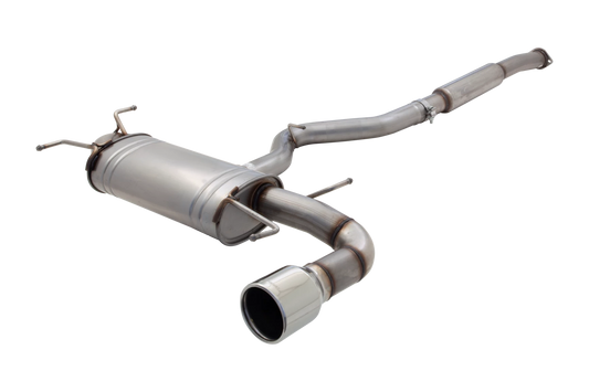 Xforce 3" Cat-Back System, 409 Raw Stainless Steel