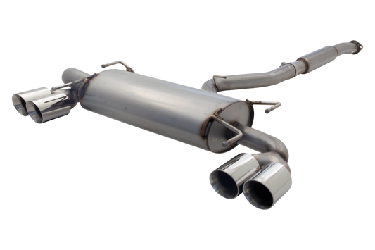 Xforce 3" Cat-Back System, 409 Raw Stainless Steel