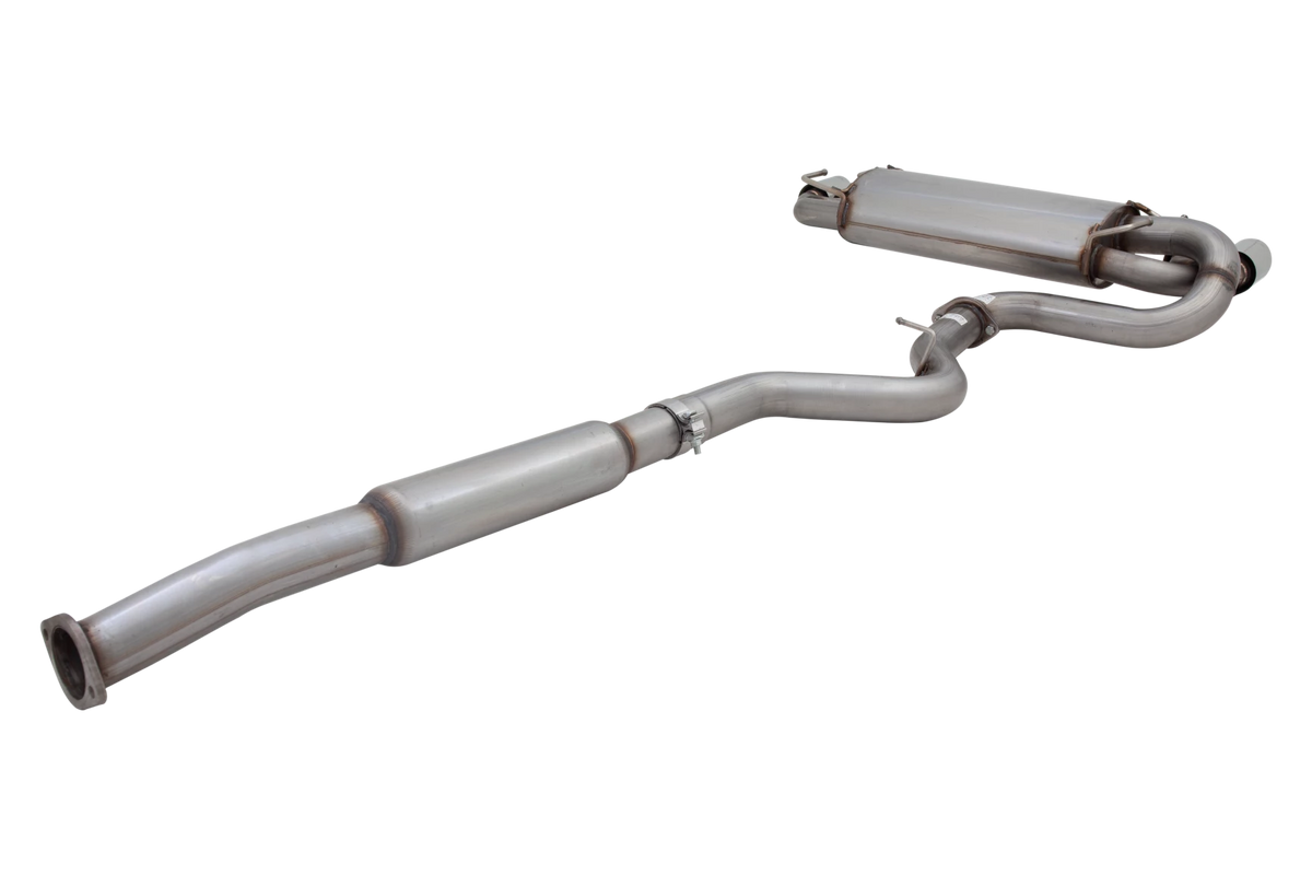 Xforce 3" Cat-Back System, 409 Raw Stainless Steel-2