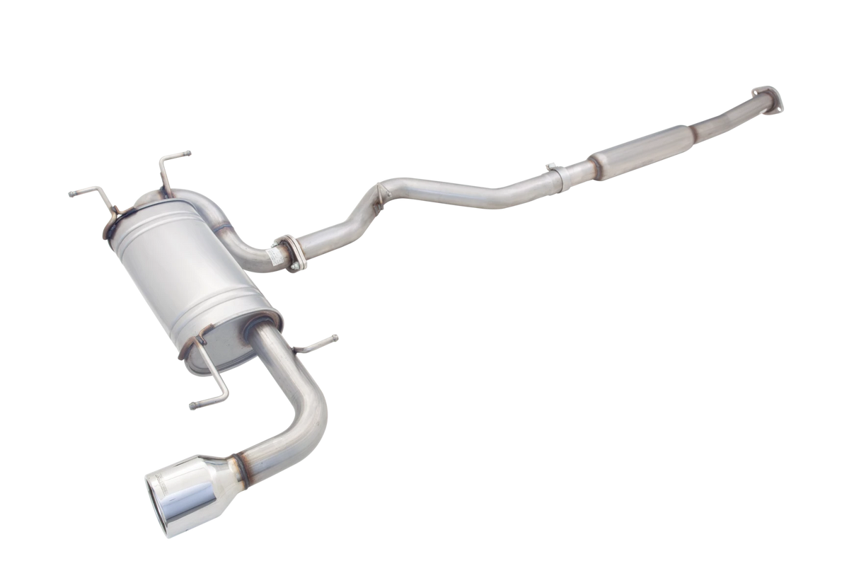 Xforce 2.5" Cat-Back System, 409 Raw Stainless Steel