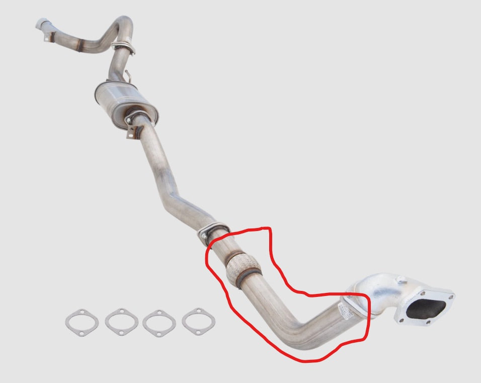 Xforce 3" Turbo-Back System, 409 Raw Stainless Steel (for track and off road use only)