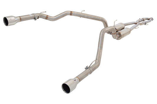 Xforce 2.5″ to twin 3″ Cat-Back System, 304 Stainless Steel