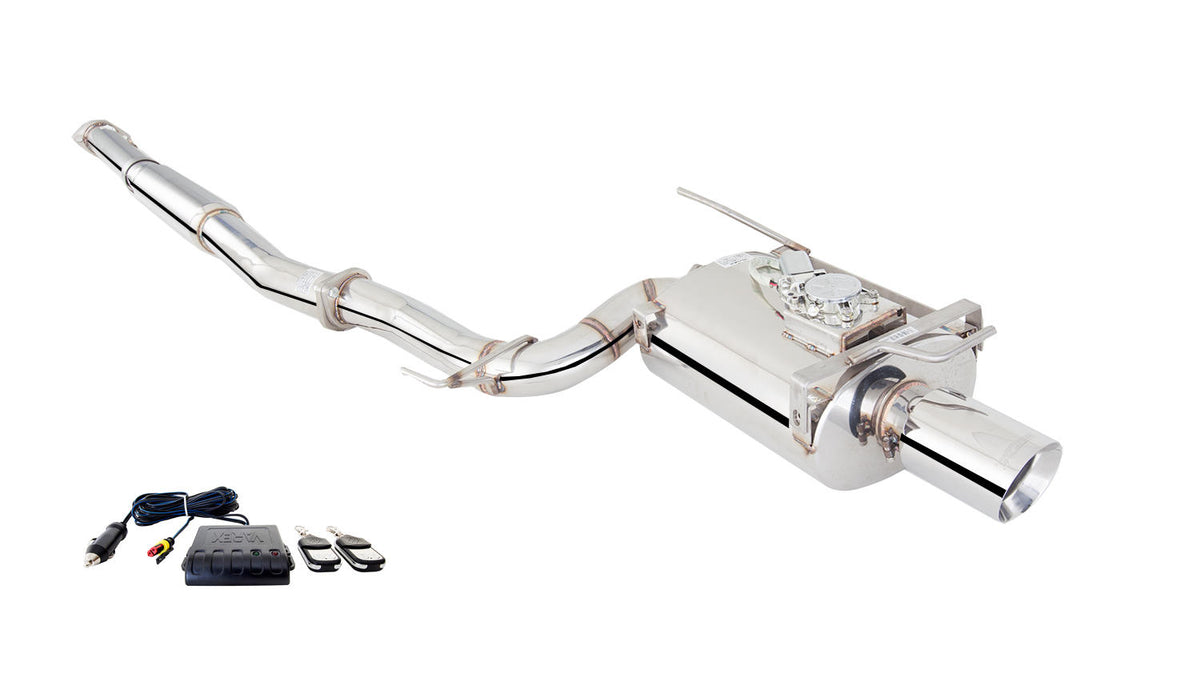 Xforce 3" Turbo-Back System with Varex Muffler, 304 Stainless Steel