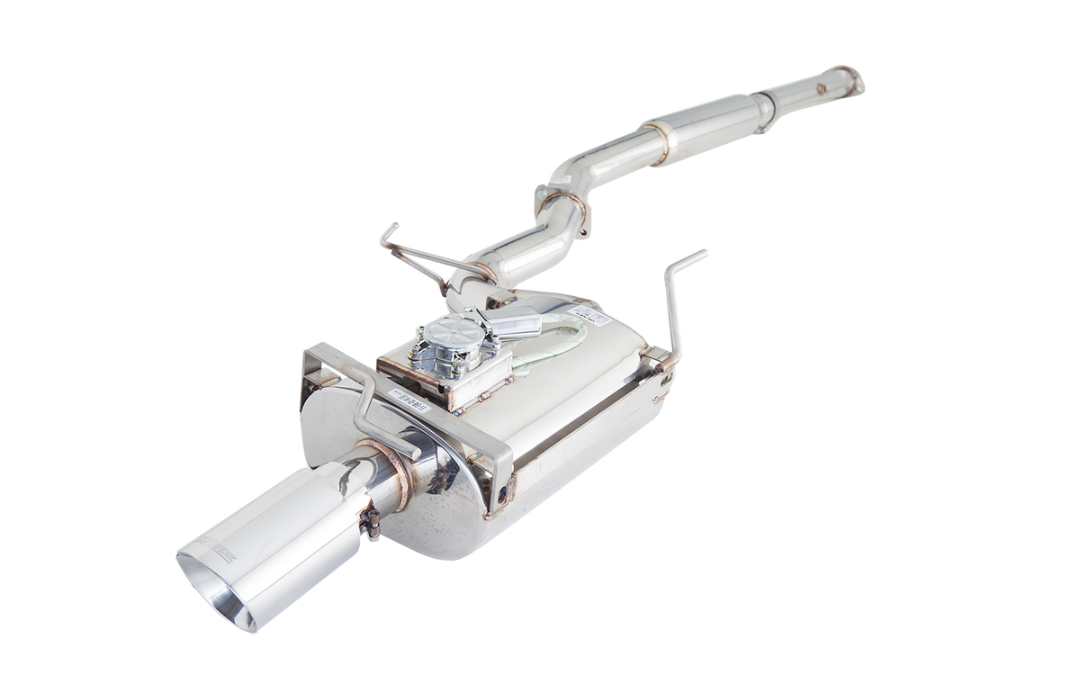 Xforce 3" Cat-Back System with Varex Muffler, 304 Stainless Steel-2