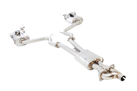 Xforce 2.5" Cat-Back System with Oval Varex Mufflers, 304 Stainless Steel-2