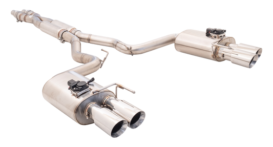 Xforce 3" Cat-Back Exhaust with Oval Varex Mufflers, 304 Stainless Steel