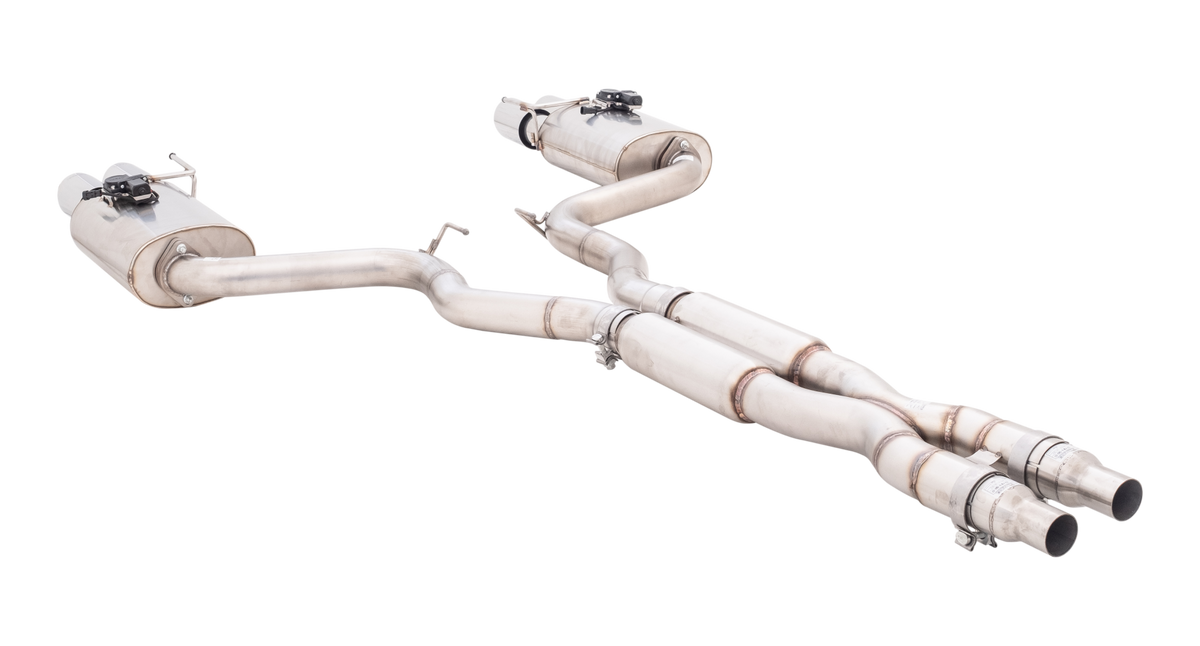 Xforce 3" Cat-Back Exhaust with Oval Varex Mufflers, 304 Stainless Steel-2