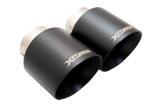 Xforce Black Tips 4.5" (for Xforce system only will NOT fit OEM)