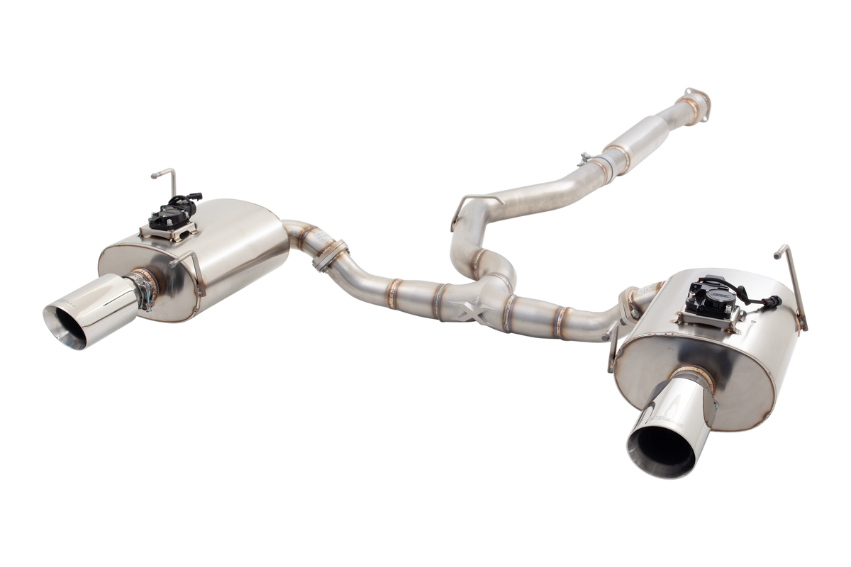 Xforce 3" Cat-Back System with Varex Mufflers, 304 Stainless Steel