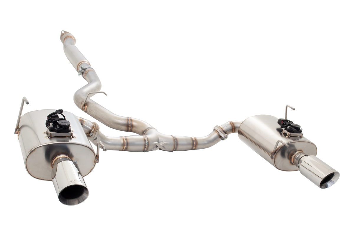 Xforce 3" Cat-Back System with Varex Mufflers, 304 Stainless Steel-2