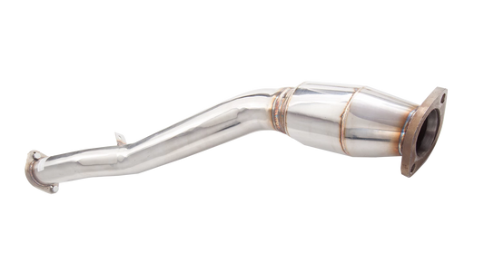 Xforce 2.5" High-Flow Cat-Pipe, 304 Stainless Steel (for track and off road use only)