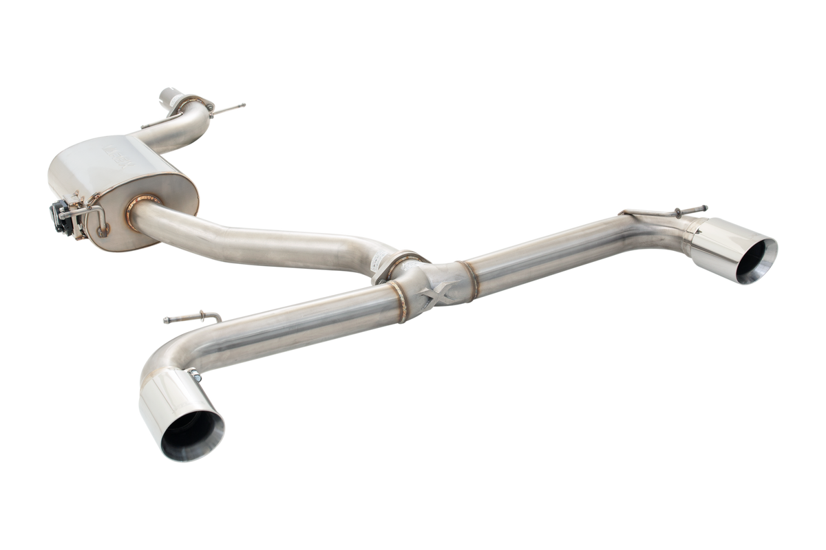 Xforce 3" Cat-Back System with Varex Muffler, 304 Stainless Steel