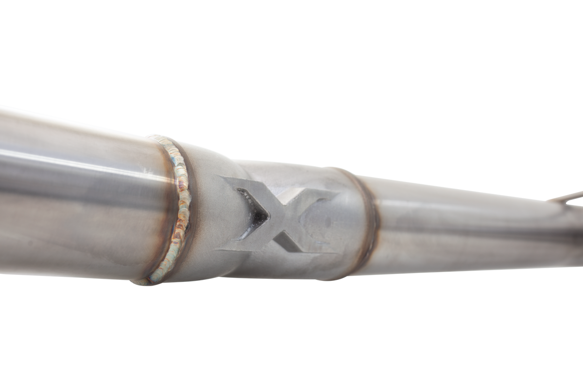 Xforce 3" Cat-Back System with Varex Muffler, 304 Stainless Steel-2