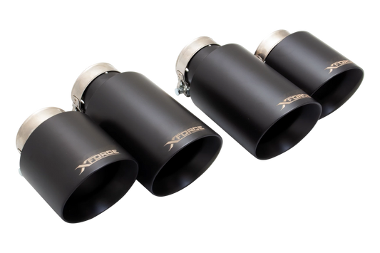 Xforce 4" Black Quad Tips