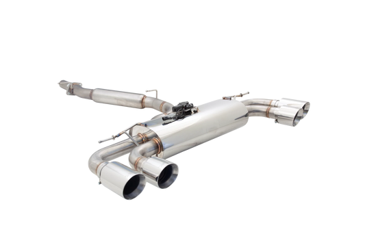 Xforce 3" Cat-Back System with Varex Muffler and Smartbox , 304 Stainless Steel