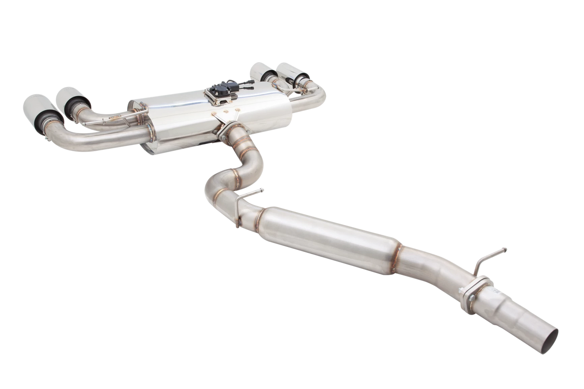 Xforce 3" Cat-Back System with Varex Muffler and Smartbox , 304 Stainless Steel-2