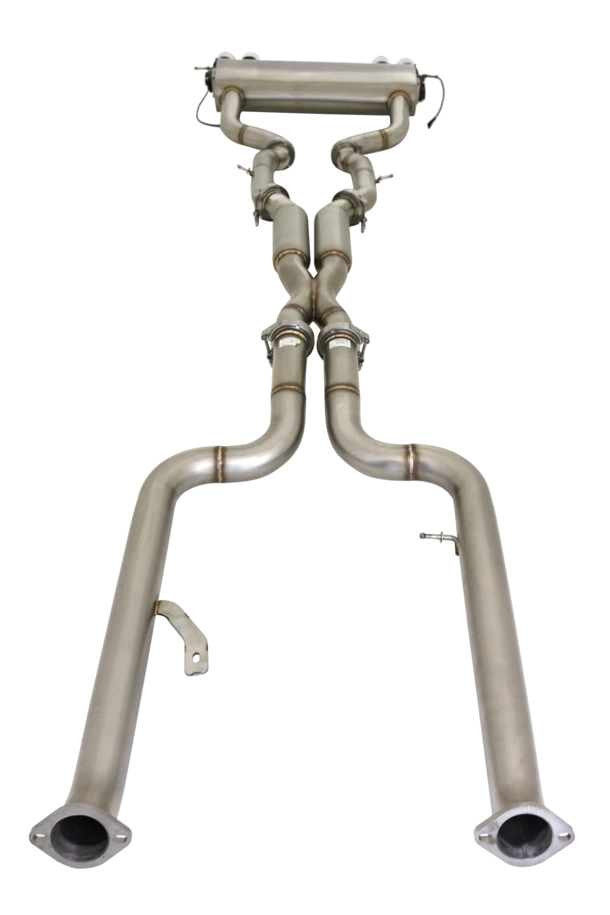Xforce 3" Twin Cat-Back System Varex Muffler, 304 Stainless Steel-3
