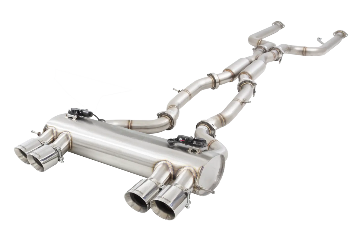 Xforce 3" Twin Cat-Back System Varex Muffler, 304 Stainless Steel-4