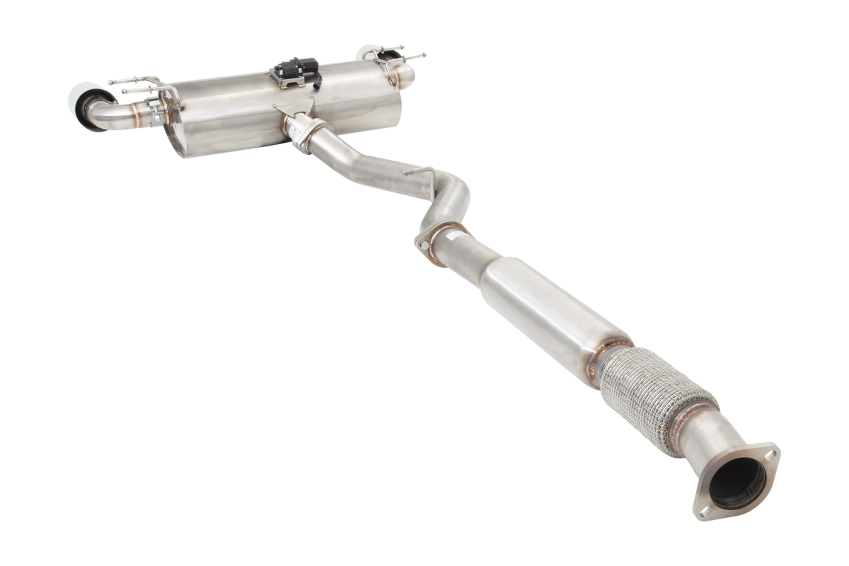 Xforce 2.5" Cat-Back System with Varex Muffler, 304 Stainless Steel-2