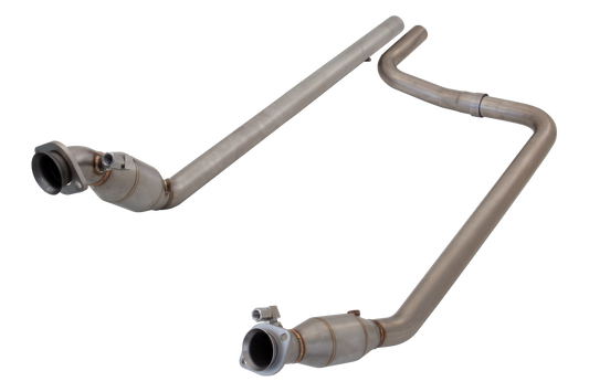 Xforce 2.5″ High-Flow Catpipes, 304 Stainless Steel (for track and off road use only)