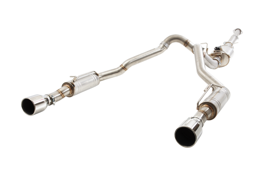 Xforce 3.5" to twin 3″ Varex Cat-Back System, 304 Stainless Steel