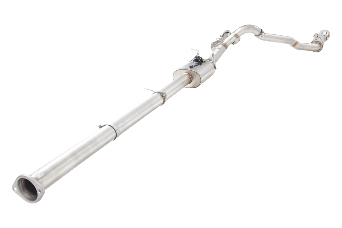 Xforce 3.5" to twin 3″ Varex Cat-Back System, 304 Stainless Steel-3