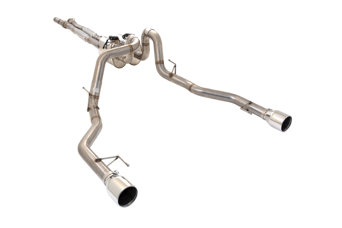 Xforce 3" Varex Valved Cat-Back Exhaust System, 304 Stainless Steel