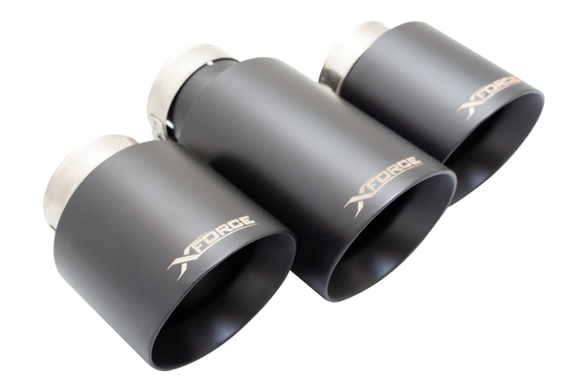 Xforce 4" Black Tips (for Xforce system only, will NOT fit OEM)