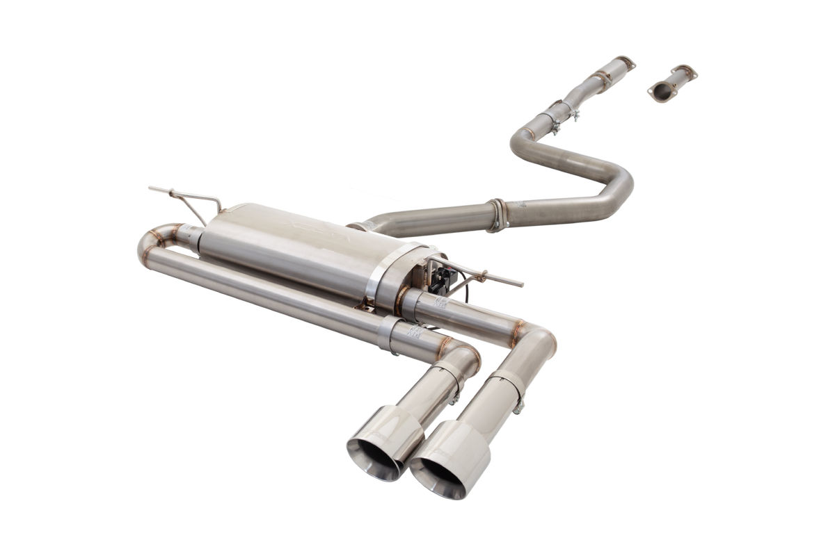 Xforce 3" Cat-Back System with Varex Muffler, 304 Stainless Steel