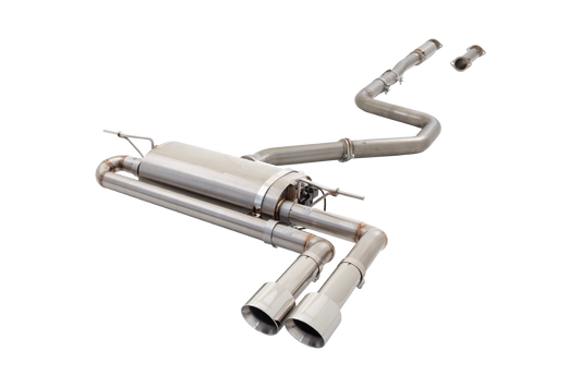 Xforce 3" Cat-Back System with Varex Muffler, 304 Stainless Steel
