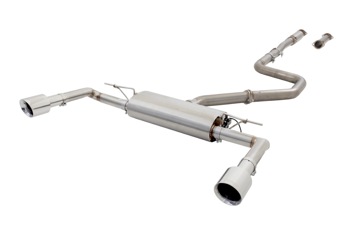Xforce 3" Cat-Back System with Varex Muffler, 304 Stainless Steel