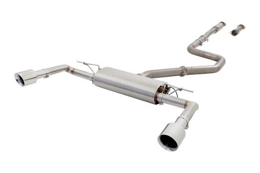Xforce 3" Cat-Back System with Varex Muffler, 304 Stainless Steel