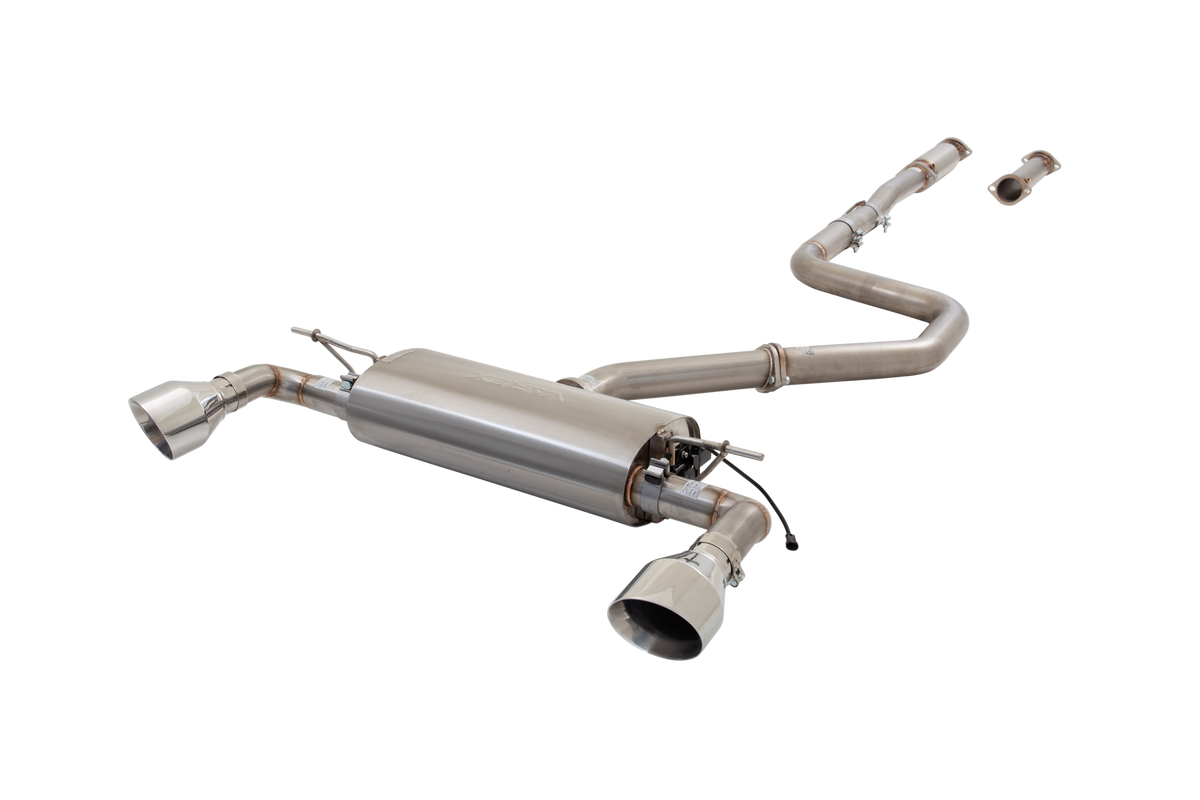 Xforce 3" Cat-Back System with Varex Muffler, 304 Stainless Steel